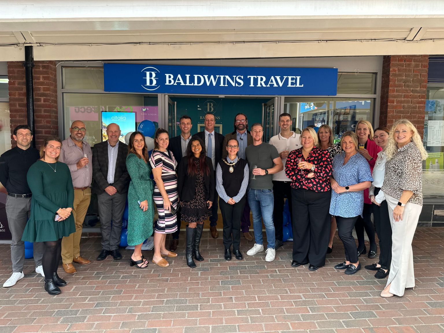 Jack Mason with Baldwins team